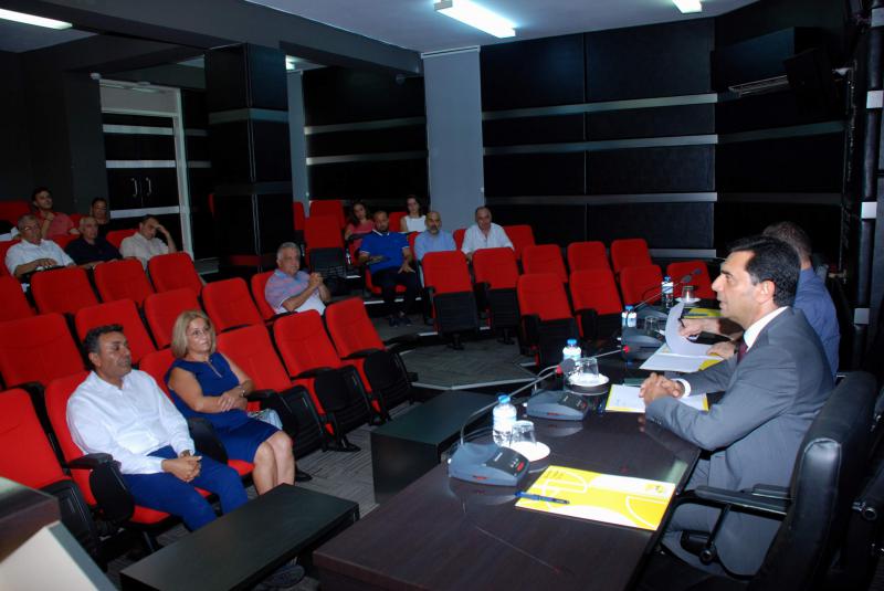 23 Temmuz 2018 - Kıbrıs Türk Ticaret Odası’nın (KTTO) 55’inci Dönem Meclisi’nin 9’uncu toplantısının konuğu Ekonomi ve Enerji Bakanı Özdil Nami oldu