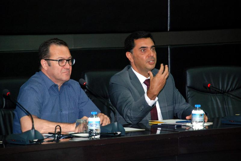 23 Temmuz 2018 - Kıbrıs Türk Ticaret Odası’nın (KTTO) 55’inci Dönem Meclisi’nin 9’uncu toplantısının konuğu Ekonomi ve Enerji Bakanı Özdil Nami oldu