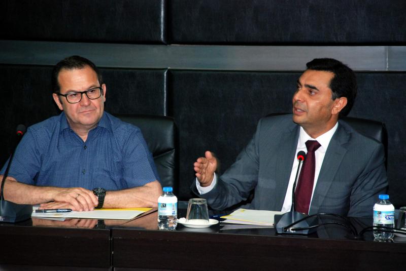 Kıbrıs Türk Ticaret Odası’nın (KTTO) 55’inci Dönem Meclisi’nin 9’uncu toplantısının konuğu Ekonomi ve Enerji Bakanı Özdil Nami oldu